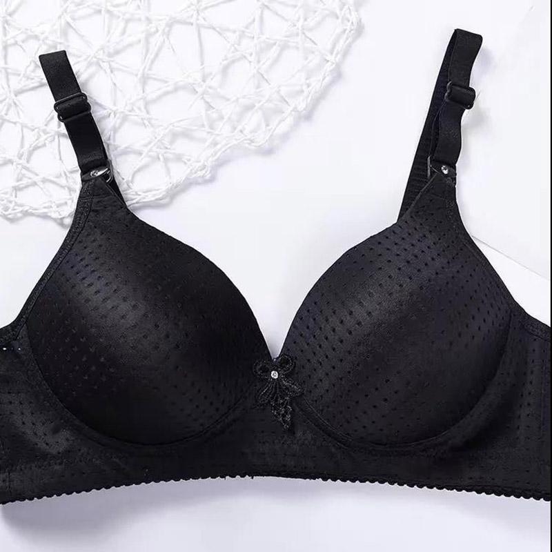 Thin Lace Hollow Comfortable Breathable Skin-Friendly Gathering No Steel Ring Women's Underwear Bra