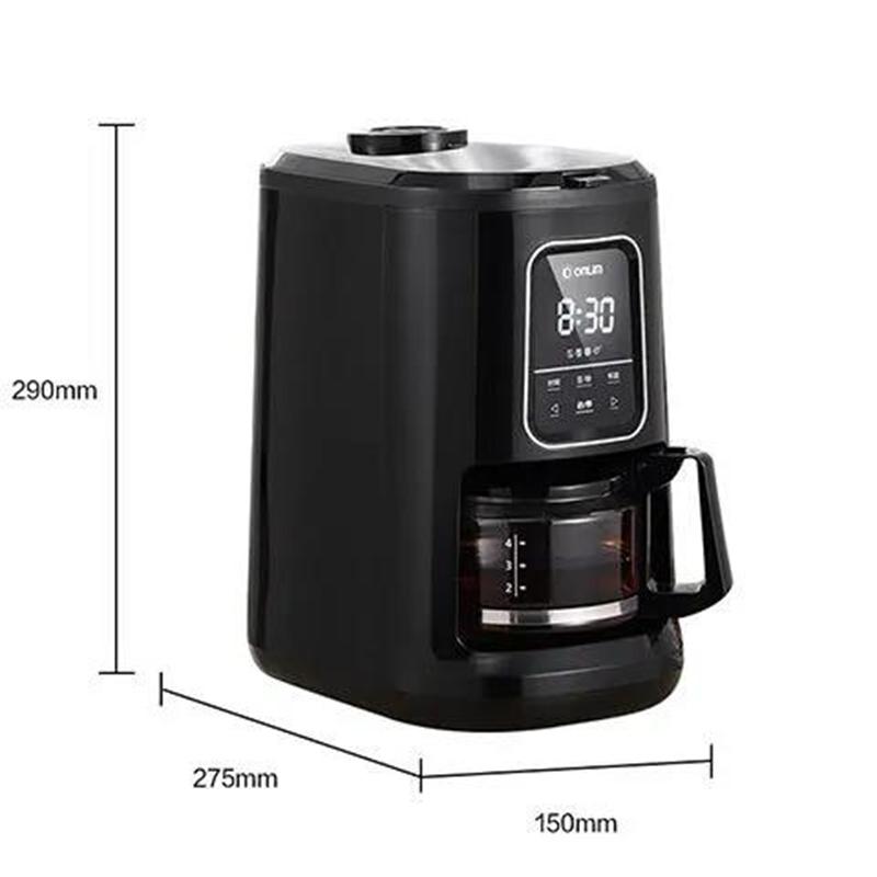 Household Automatic Coffee Machine Freshly Ground American-style Grinding Integrated Office American Coffee Drip Machine Coffee Machine