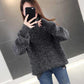Turtleneck Sweater Women Wear Thick Black Knitted Bottoming Shirt In Autumn and Winter, Casual and Loose Outer Wear