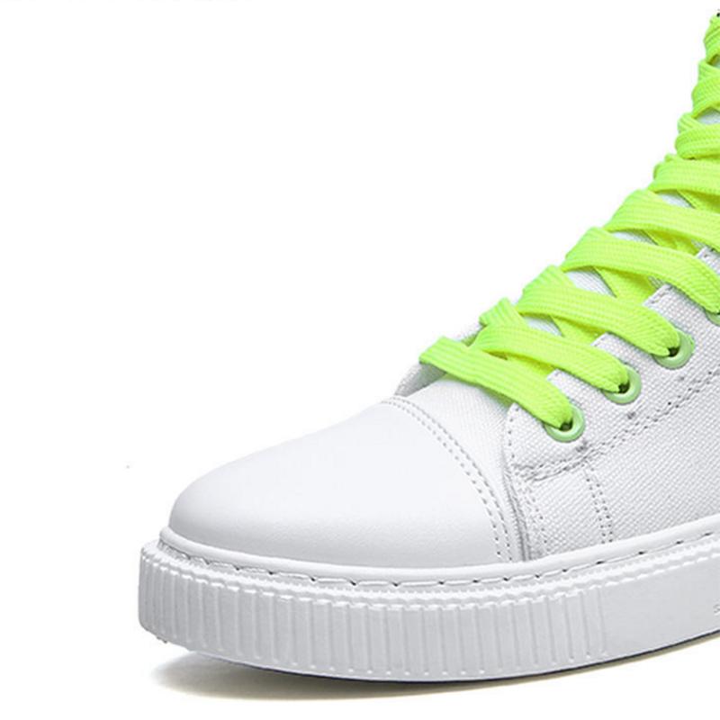 Summer Breathable Canvas High-top Men's Shoes Men's Korean Style Trendy All-match Sports Casual Shoes