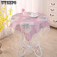 WTEMPO Tablecloth Waterproof and Oil-proof Fabric Cotton and Linen Tablecloth Coffee Table Cloth