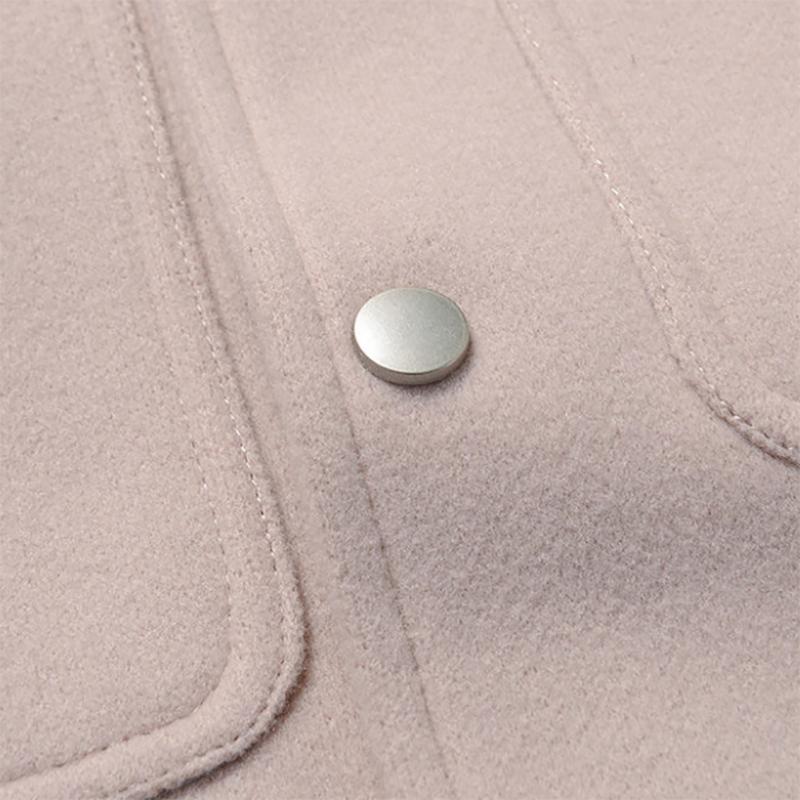 Business Woolen Jacket Young Men's High-end Self-cultivation Wild Solid Color Jacket Trend