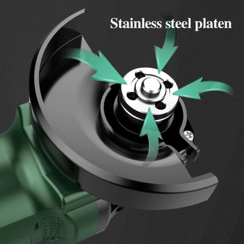 1800W Luxury Wired Angle Grinder Set Multi-function Electric Grinder Polisher Handheld Cutting Machine 18500RPM