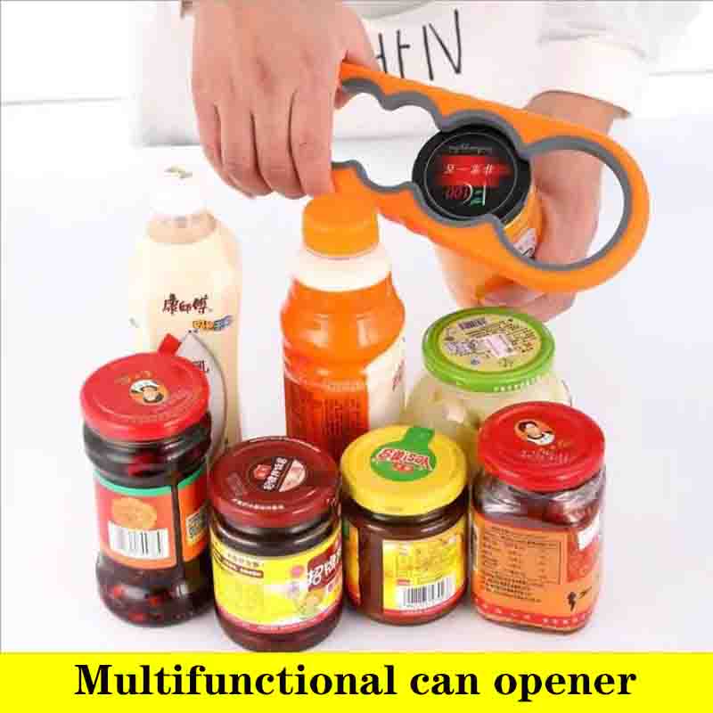 4-in-1 Opener Gourd-shaped Can Creative Multifunction Screw Cap Jar Bottle Opener Kitchen Tools