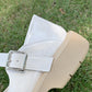 British Women's Summer Leather Shoes College Style Increased Platform Shoes Japanese Soft Girl Vintage Mary Jane Shoes