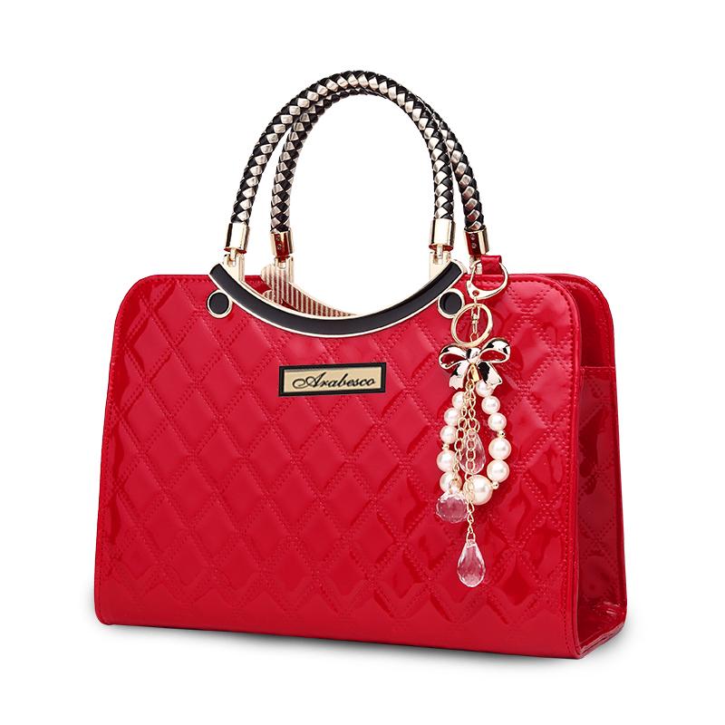 Big capacity European and American style Shoulder Handbag Trendy wild Woman bag Leather bag