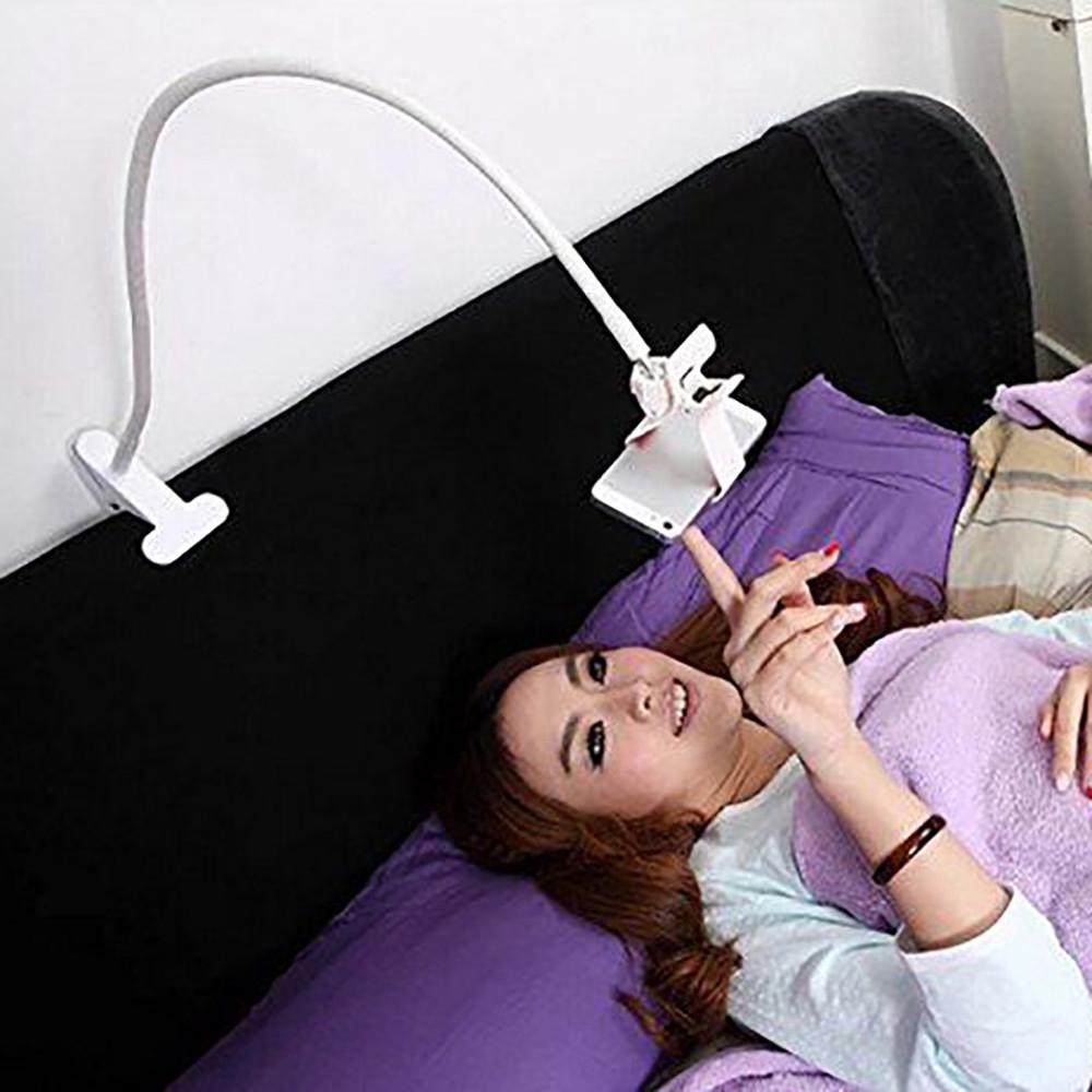 800mm/28 Inch Long Gooseneck Telescopic Arm Mobile Phone Stand 360 Degree Rotating Stand Lazy Bed Desktop Stand