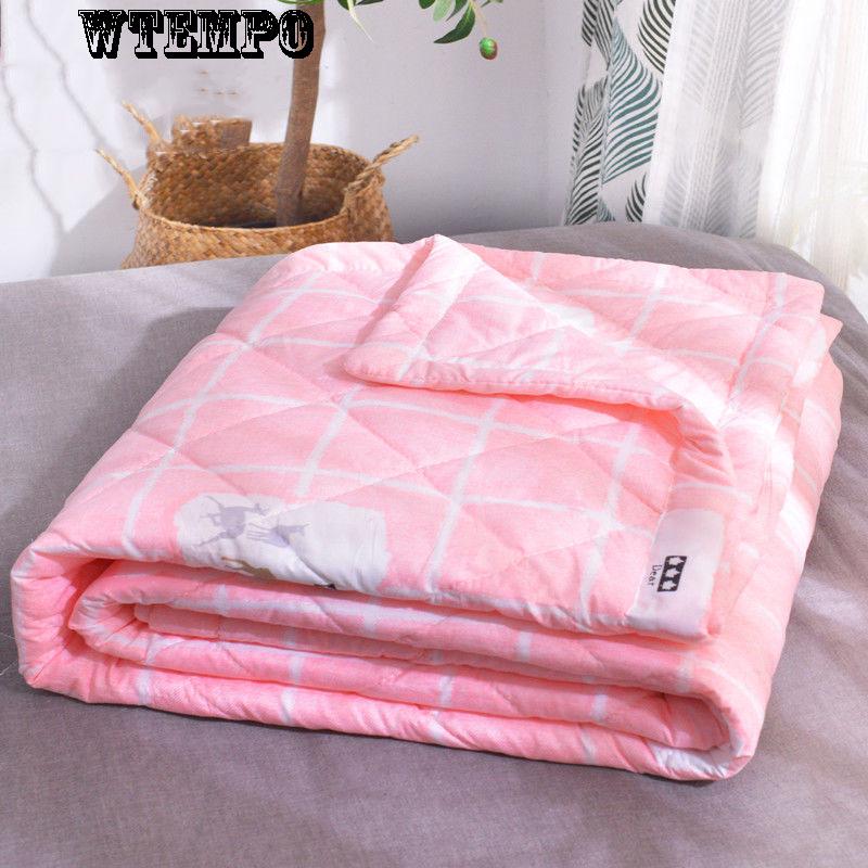Stylish and Comfortable Quilt Core Summer Printing Air Conditioning Cool Washable Thin Quilt