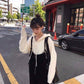 Pofulove sweater female students Korean loose winter college style hooded sweater sweater women sweater women