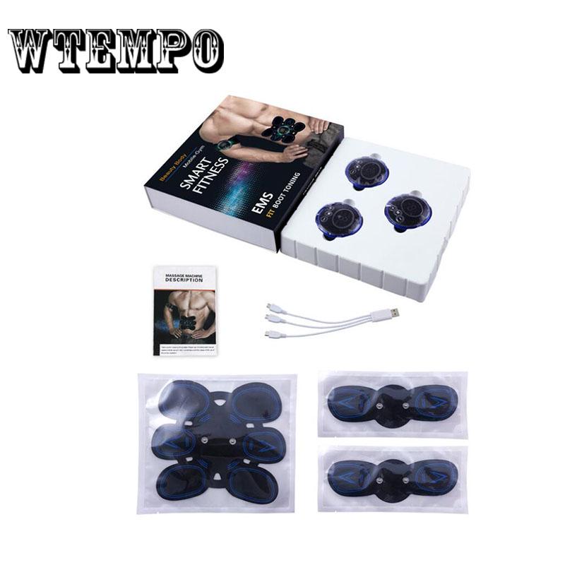 Muscle Stimulator Training Gear ABS Trainer Fit Body Abdominal Home EMS Exercise