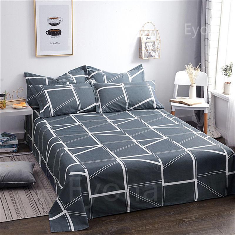 Pure Cotton Bedding Three-piece Single-piece Sheet Has Good Sweat Absorption and Breathability Two Pillowcases Can Be Used In All Seasons