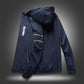 Sports and Leisure Jacket Loose Jacket Spring and Autumn Men's Jacket Youth Solid Color Hooded