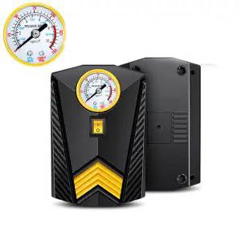 Pointer Dial Car Air Pump Rechargeable Portable Multifunctional Household Air Pump Electric Car Tire Pump with Toolbox