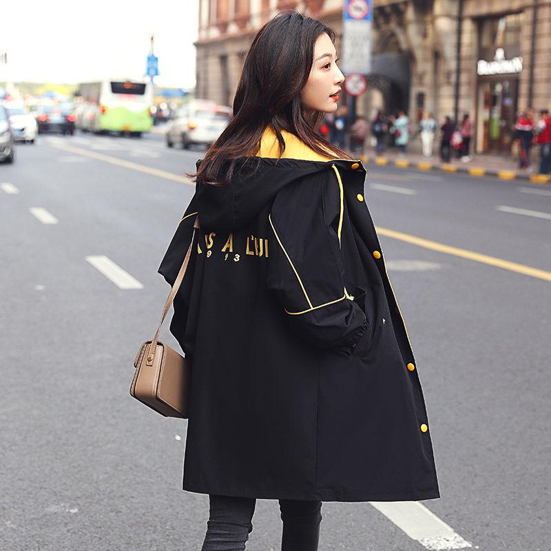 Women Short Jacket 2019 Fashion Windbreaker Hooded  Pocket Short Outerwear Female Top Plus Size
