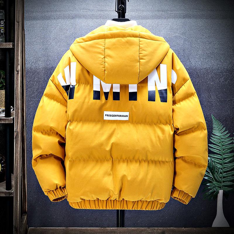 Parka Casual Classic Winter Jacket Men's Warm Padded Hooded Overcoat Outerwear Young Man Jacket
