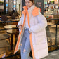 Winter Women's Down Padded Jacket Korean Style Stand-up Collar Hooded Padded Jacket Thickened Warm Mid-length Padded Jacket