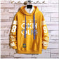 Spring & Fall Trend Pullover Suit Hooded Sweater and Casual Pants Campus Clothing Men Sports Suit