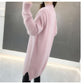 Mink Velvet Thick Sweater Loose Mid-length Bottoming Shirt High Neck Knitted Female Dress