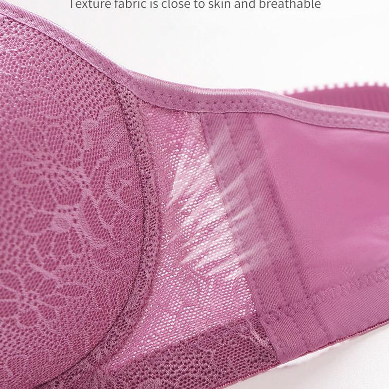 Spring and Summer Sexy Lace Thin Section Gather No Steel Ring Anti-sagging Ladies Underwear Bra