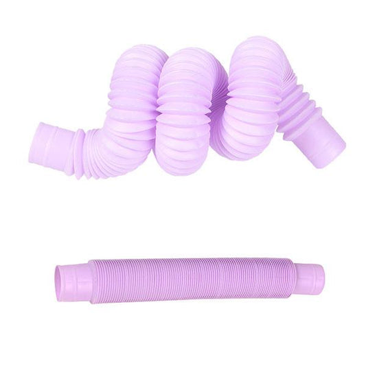 Children's Creative Toys Pop Tube Children's Sensory Stress Relief Toys Telescopic Tube Color Corrugated Stretch Tube Vent Toys