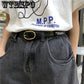 Fashion Women Lady  Metal Leather Belts Buckle Waist Belt Waistband High Quality Belts female