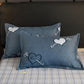 Pillow Cover Pair Pack Cotton Print Pillow Cover Couple Bedding 48*74cm
