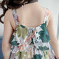 Children's Dress Korean Summer Girl's Lovely Dress Baby Flower National Style Suspender A-line Skirt