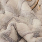 Winter Double-sided Snowflave Bed Pillow Set Three-piece Plus Thick Warm Plush Anti-skating Sheet