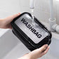 Female Waterproof Transparent Cosmetic Bag Large Capacity Travel Bag Portable Toilet Bag Cosmetic Storage Bag Makeup Bag Organizer