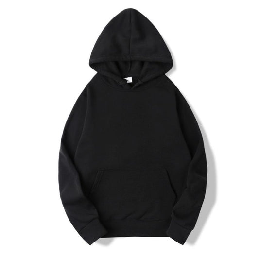 UnisexSweater Solid Color Loose Hooded Sports Comfortable Large Size Europe Hoodie