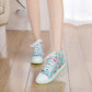 Summer Leisure Net Shoes Female Students Breathable Mesh Sneakers Mesh Hollow White Shoes