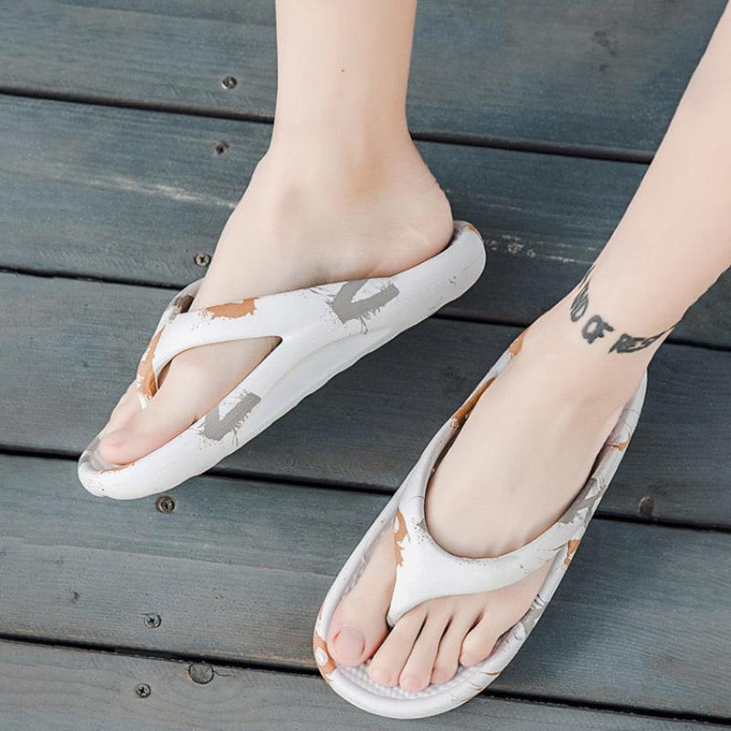 Women's Flip-Flops Outdoor Slippers Beach Slides Indoor Summer Shoes Platform Sandals Women Soft EVA Non-slip Bathroom