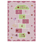 Children's Carpet Cute Pink Blue Cartoon Numbers Early Education Puzzle Baby Room Non-slip Carpet Bedroom Living Room Kitchen Bedside Carpet Doormat