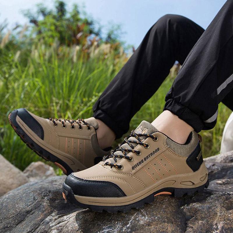 Outdoor Hiking Shoes Men's Sports Shoes Fashion Casual Men's Hiking Shoes Large Size Non-slip Waterproof Winter Shoes