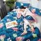 WTEMPO Summer Cool Is Fashion Printed Thin Quilt Comfortable Cotton Summer Air Conditioning Was