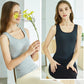 Winter Underwear Women Thermal Body Tops Vest with Padded Slim Sleeveless Crew Neck Wool Thermals Sexy Warm Clothes
