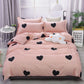 Net Celebrity Four-piece Bedding Cartoon Bed Linen Quilt Sanding Three-piece Student Bedding