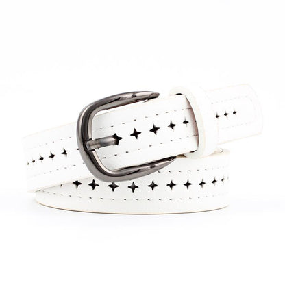 Belt Casual Women's Faux Leather Belt Buckle Waist Strap Belts