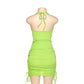 Hanging Neck Suspender Skirt Waist Beautiful Back Tight-fitting Dress Female Temperament Thin Base Skirt All-match