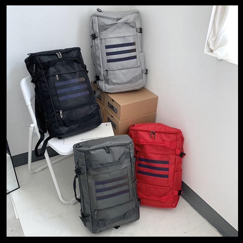 Multi-purpose Bag Reflective Leisure Backpack Male Large-capacity Junior High School College Student School Bag Female Multi-function Travel Backpack