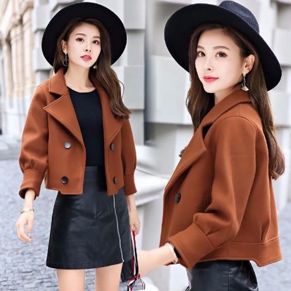 Casual Winter Coat Sweater Fashion Jacket Fleece Wear Both Sides Long Sleeve Faux Fur Coat