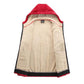 Autumn and Winter Hooded Cardigan Jacket Plus Velvet Padded Warm Jacket Plus Size Men's Jacket
