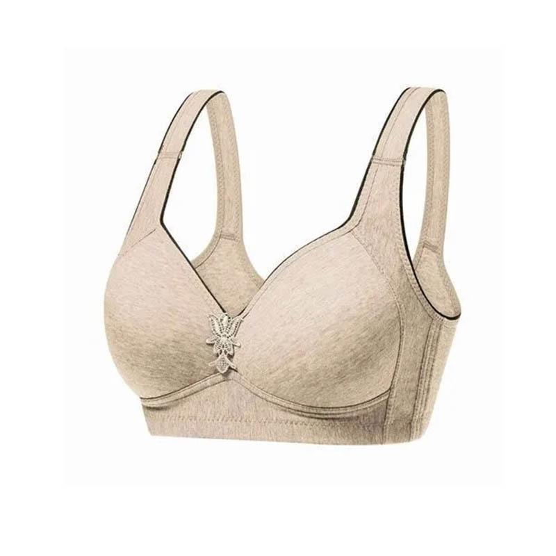 Ladies No Steel Ring Vest Style Seamless Beauty Back Underwear Thin Section Gather Stereotyped Breathable Bra