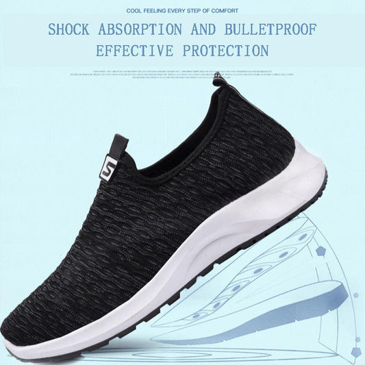 Canvas Shoes Men's Shoes Spring and Summer Pedal Men's Cloth Shoes Breathable Middle-aged and Elderly Casual Shoes