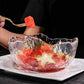 Japanese Phnom Penh Glass Salad Bowl Set Household Rice Bowl Soup Bowl Fruit Plate Creative Dessert Tableware