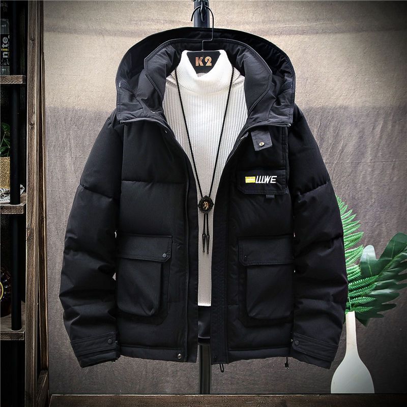 Winter Men's Cotton Workwear Jacket Trend Casual Wild Thickening Warm Top Jacket