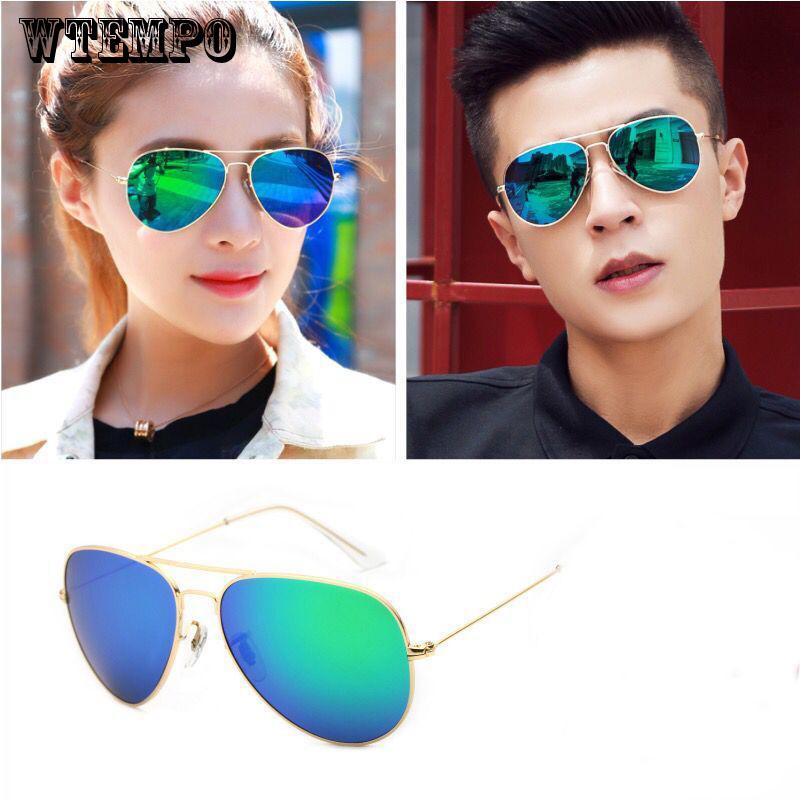 WTEMPO Sunglasses Men's & Women's Sunshade Outdoor Square Frame Colorful Unisex Polarized Sunglasses
