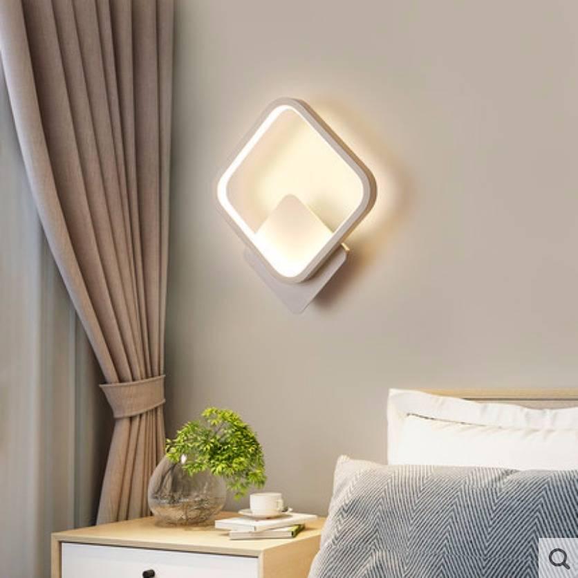 Led Bedroom Bedside Wall lamp Creative Modern Lamp Art Wall lamp Acrylic Corridor Staircase Lights