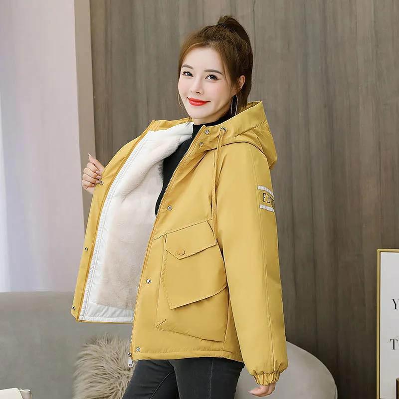Autumn and Winter Sent To Overcome Women's Printed Padded Jacket Short Padded Down Padded Coat