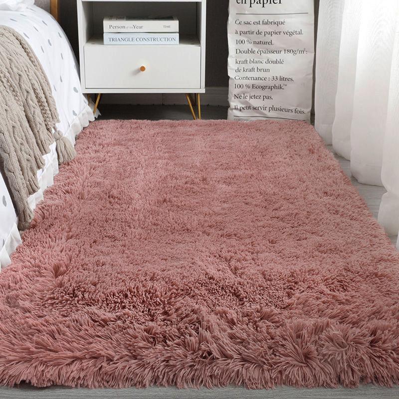 Ins Style Carpet 100*200cm Bedroom Cute Girl Heart Carpet Living Room Coffee Table Bay Window Bedside Room Full of Floor Mats and Floor Mats